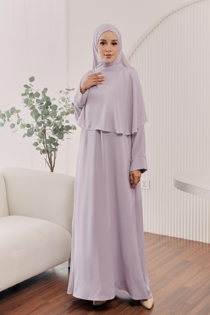 BELVA Kaftan in Soft Purple